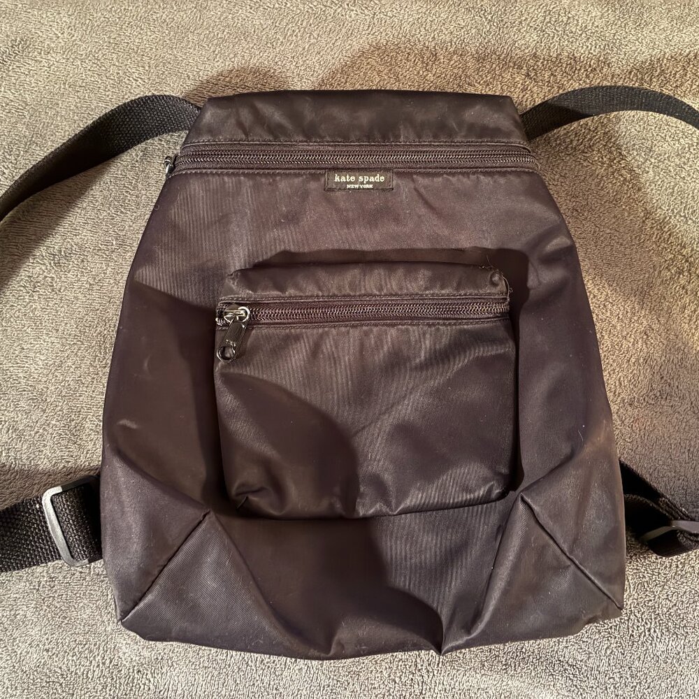 KATE SPADE Wilson Road Small Black Bradley Backpack / Purse 12×12